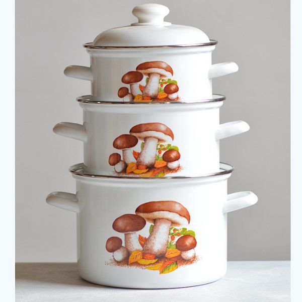 سرویس قابلمه لعابی قارچ