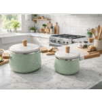 قابلمه دو سایز لعابی تیفانی - Image 3