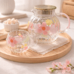 پارچ و لیوان پیرکس شکوفه گیلاس