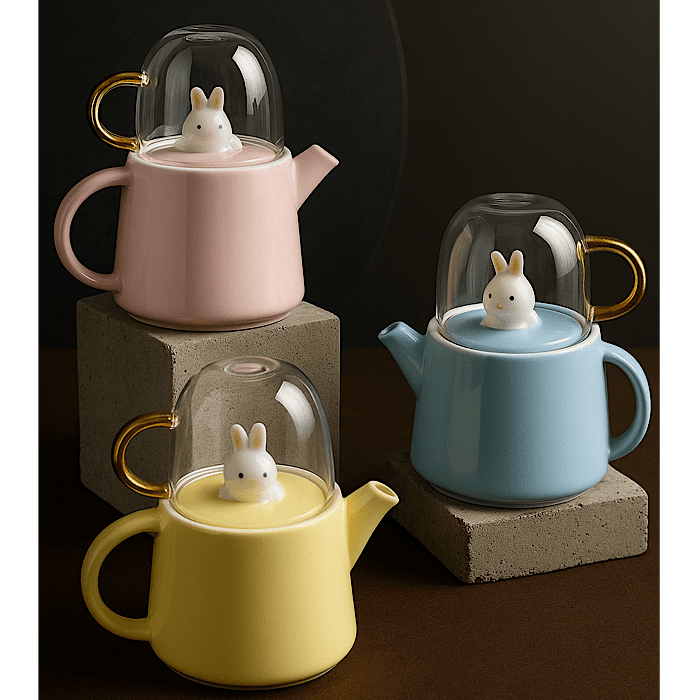 IMG_7753 قوری فنجان فانتزی خرگوش - Image 1