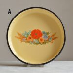 بشقاب لعابی گلدار سایز 24 - Image 3