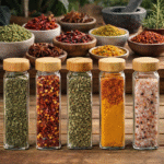 بانکه شیشه ای مکارتی درب چوبی