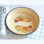 بشقاب لعابی گلدار سایز 20 - Image 3