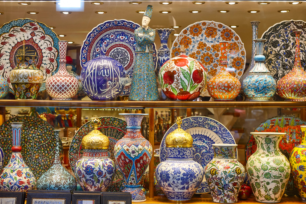 ظروف دکوراتیو سفالی