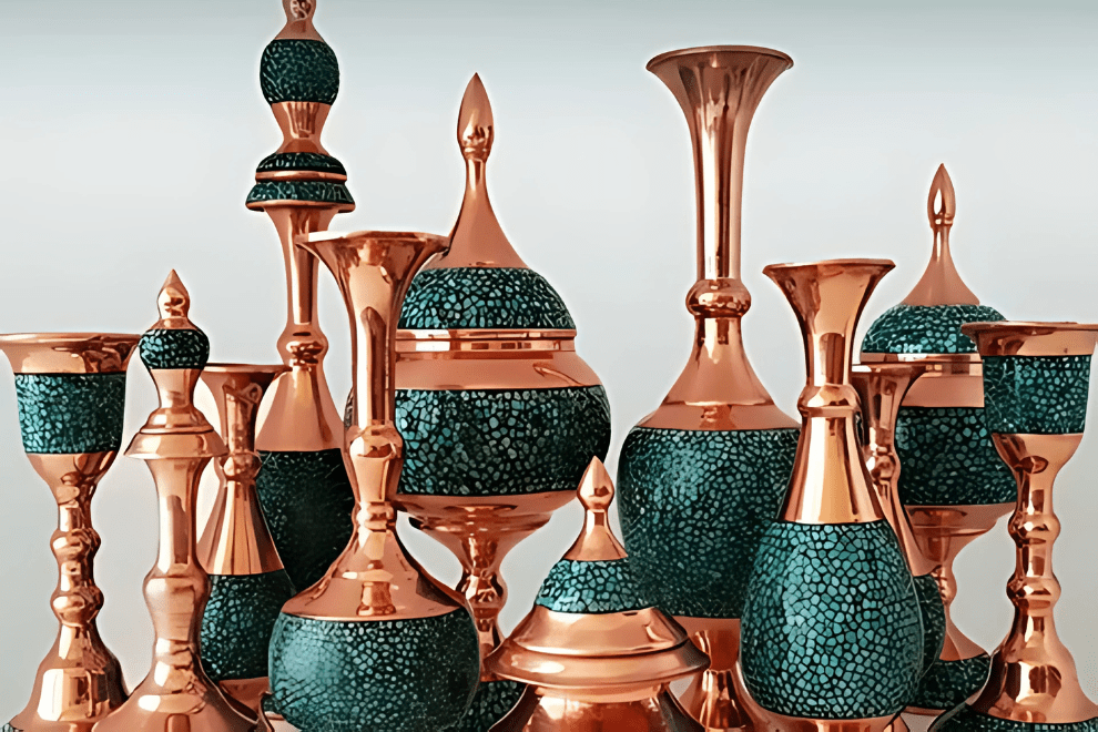 ظروف مسی دکوری