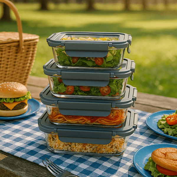 ظرف غذا مستطیل یونیک کد 1400