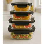 ظرف غذا مستطیل یونیک کد 1400 - Image 2