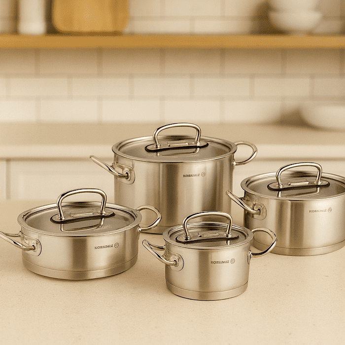 سرویس قابلمه استیل کرکماز 1147