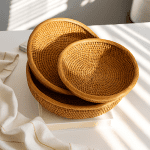 سبد راتان گرد - Image 2