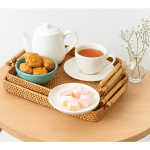 سینی دسته دار راتان - Image 2