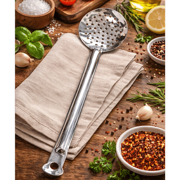 کفگیر استیل چکشی